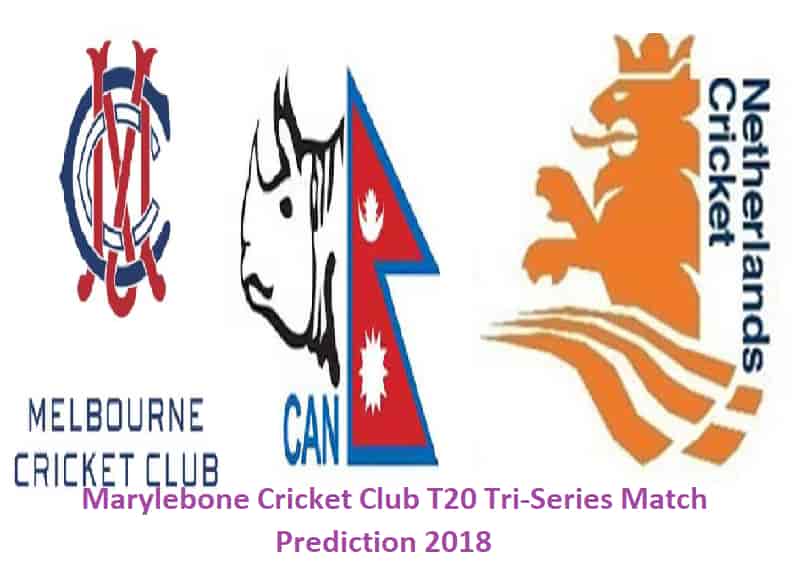 Marylebone Cricket Club T20 Tri-Series Match Prediction