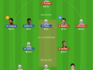 BN-A vs IR-A Dream11 Team 3