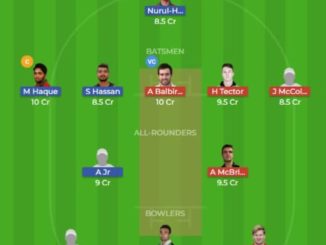 BN-A vs IR-A Dream11 Team