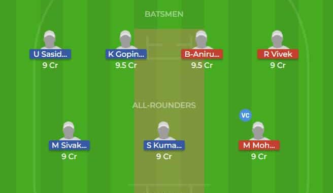 CHE vs DIN Dream11 Team