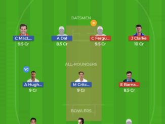 DER vs WOR Dream11 Team