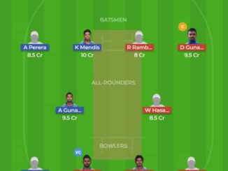 GAL vs DAM Dream11 Team