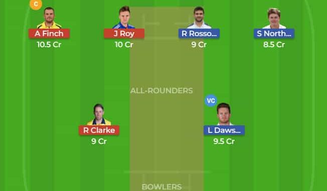 HAM vs SUR Dream11 Team