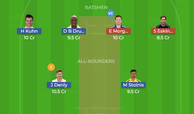 KET vs MID Dream11 Team