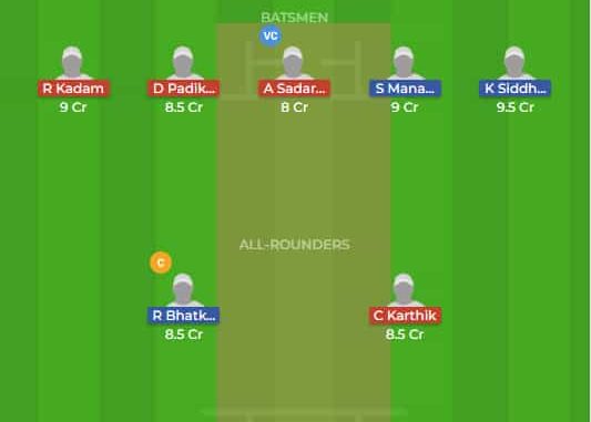 MW VS BT DREAM11 Team