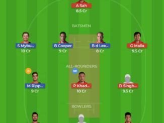 NED vs NEP Dream11 Team