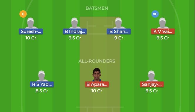 RUB vs VBK Dream11 Team