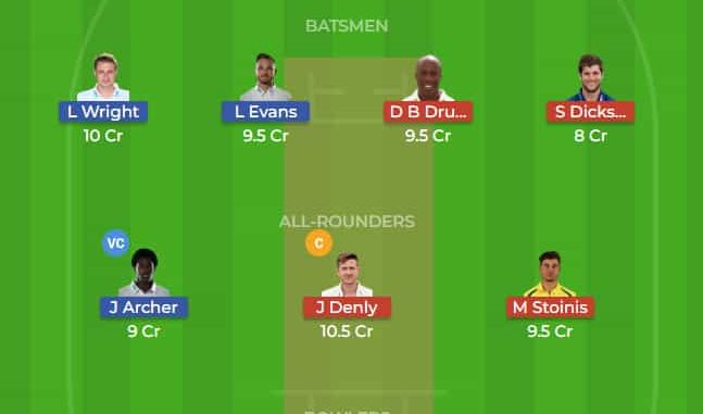 SUS vs KET Dream11 Team