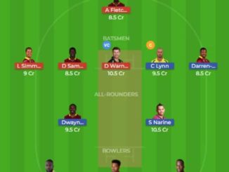 TKR vs STAR Dream11 Team 3