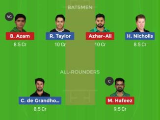 NZ vs PAK Dream11 Team